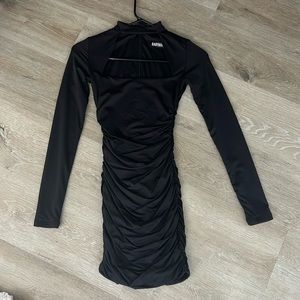 Black long sleeve dress